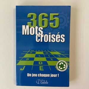 French Crossword Mot Croisés book livre